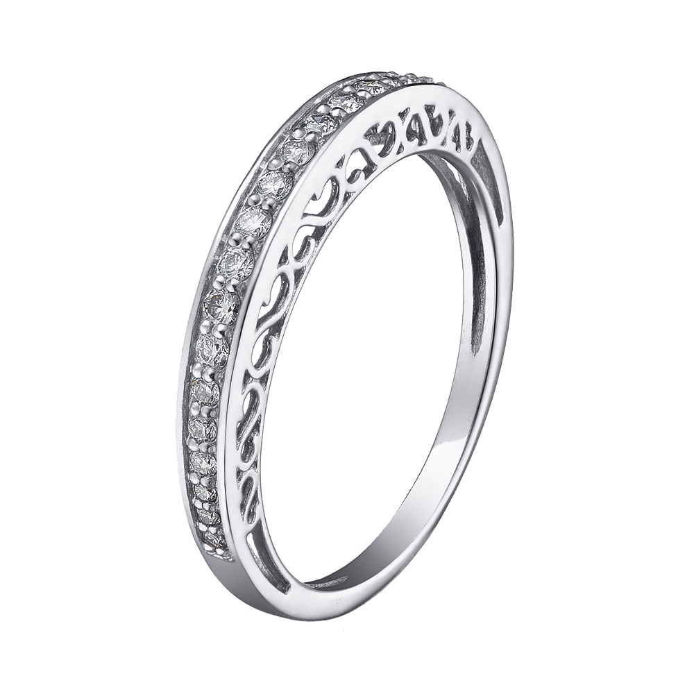 Кольцо из белого золота с бриллиантами Dress code. Артикул: 119178620201 - Ювелирный Дом SOVA Jewelry House 