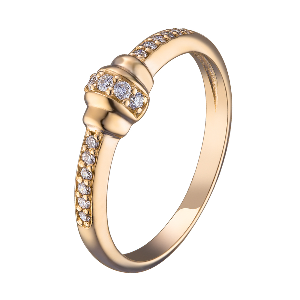 Кольцо из желтого золота с бриллиантами Dress code. Артикул: 119139220301 - Ювелирный Дом SOVA Jewelry House 