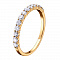 Кольцо из желтого золота с бриллиантами Dress Code. Артикул: 110539420301 - Ювелирный Дом SOVA Jewelry House 