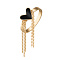 Кольцо из желтого золота с эмалью Kiss Kiss. Артикул: 119003210301 - Ювелирный Дом SOVA Jewelry House 